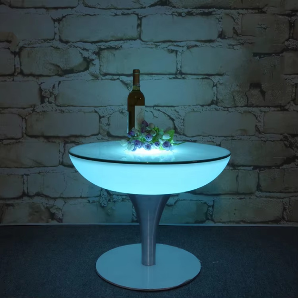 Home Bar Lounge - LED 조명 테이블 RGB 색상 변경