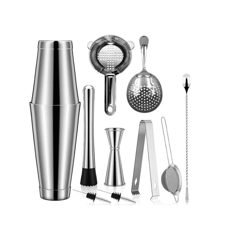 Boston Shaker Set - 맞춤형 10종 바텐딩 키트 새로운 디자인
