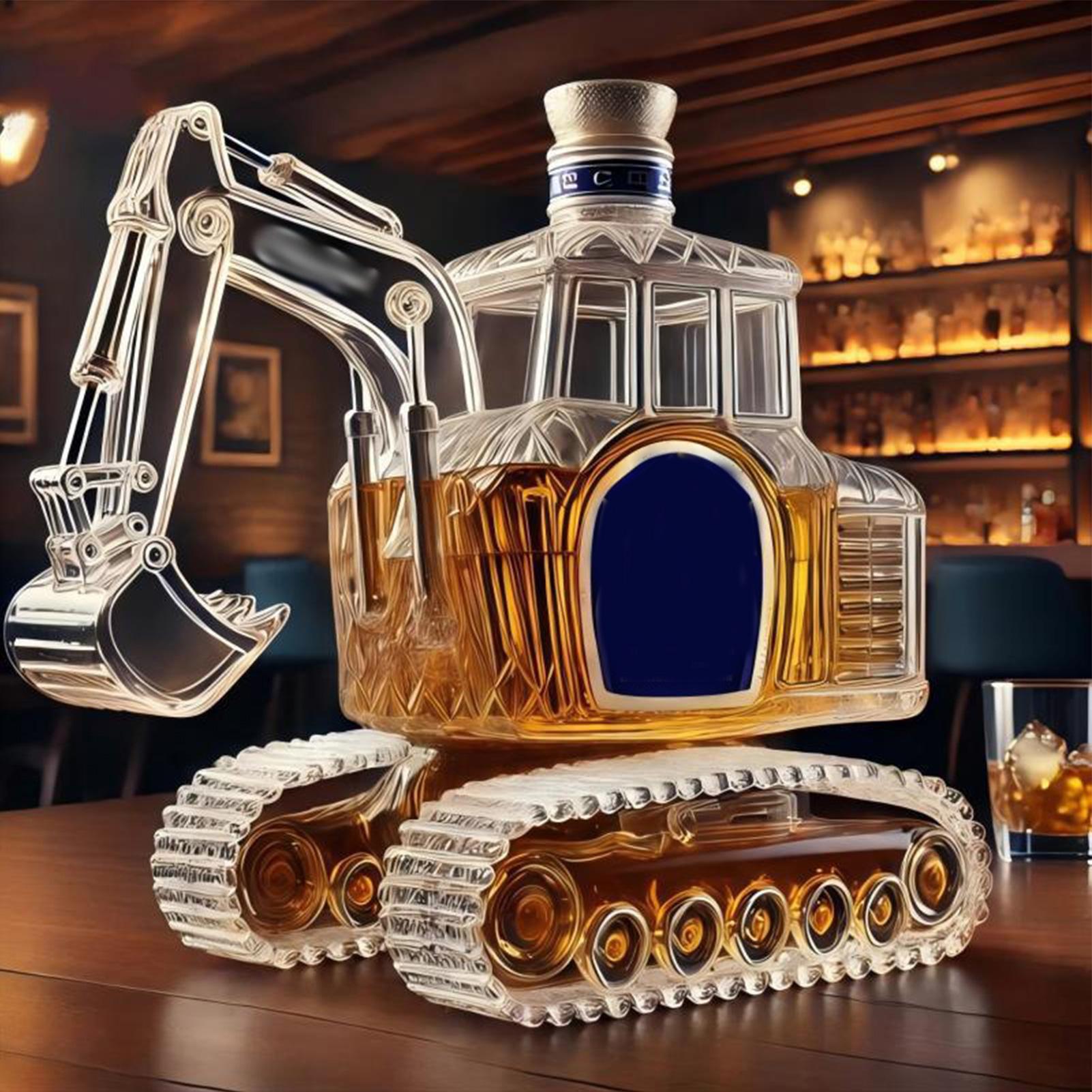 Home Bar Supplies - 헤비듀티 굴삭기 모양 위스키 디캔터, 프리미엄