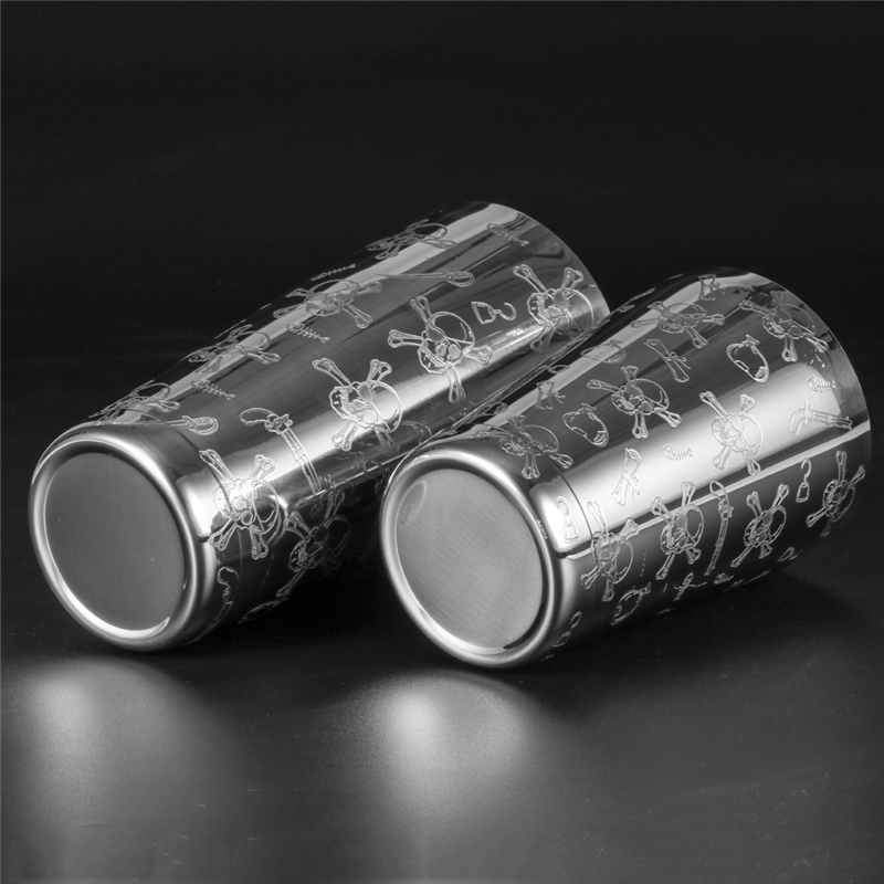 500ml/800ml 해골 무늬 스테인리스 스틸 칵테일 - Boston Shaker Set 리뷰 및 가격