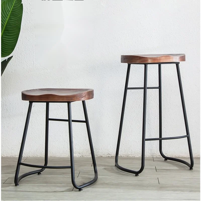 심플 모던 철제 바 의자, 높은 다리 카운터 스툴 원목 - Home Bar Seating 리뷰 및 가격