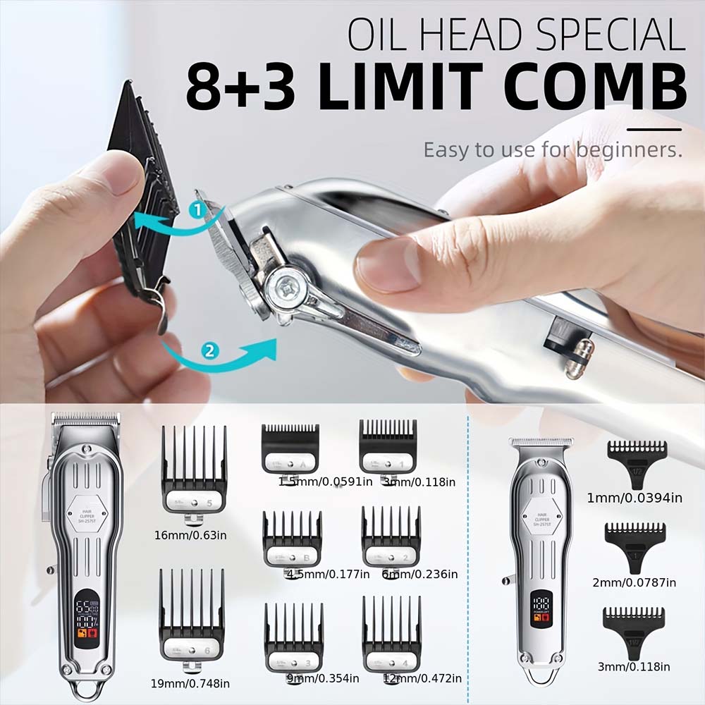 남성용 전문 헤어 클리퍼 및 트리머 세트 – 3-in- - Home Barber 리뷰 및 가격