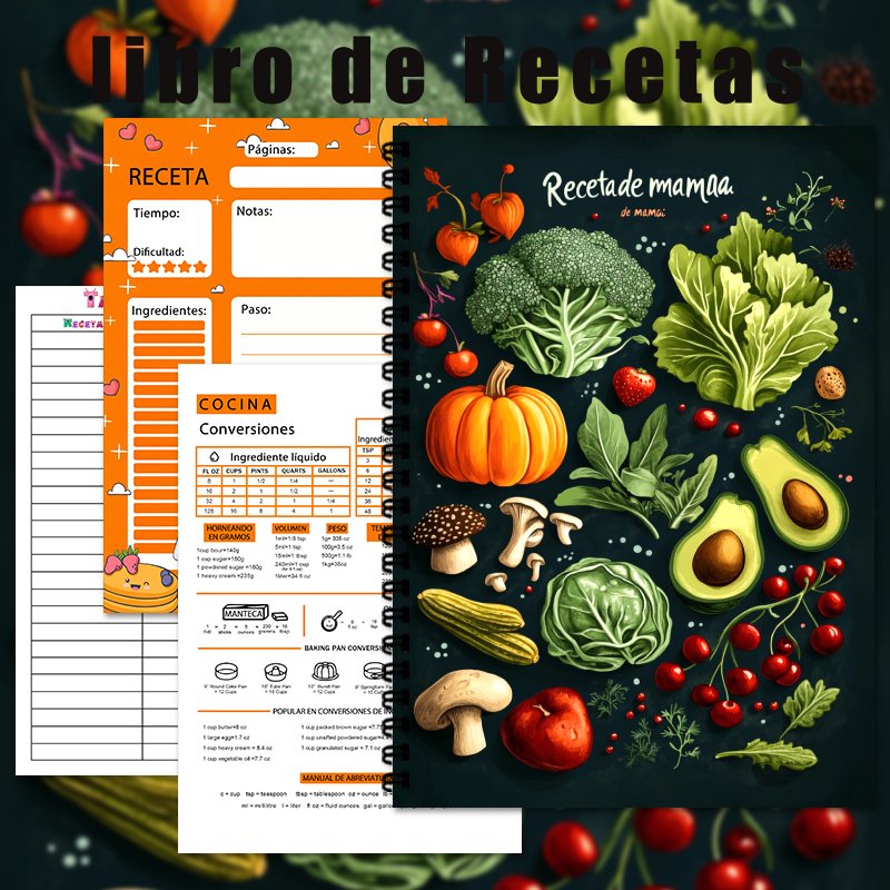 A5 스페인어 요리책, 스프링 제본, 레시피 모음집 ( - Cocktail Recipe Book 리뷰 및 가격