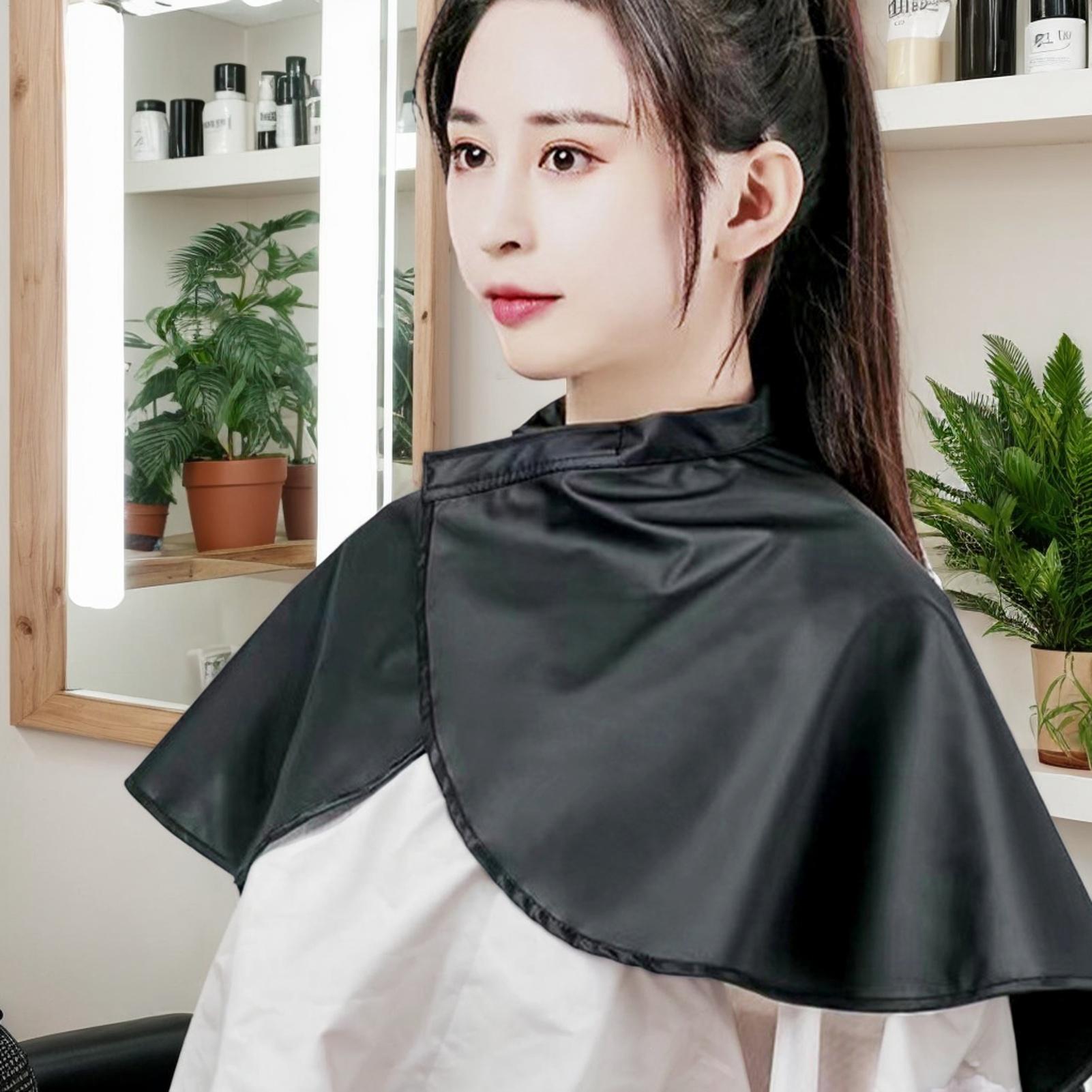 블랙 숏 스퀘어 방수 미용 케이프 전문가용 재사용 가능 - Home Barber 리뷰 및 가격