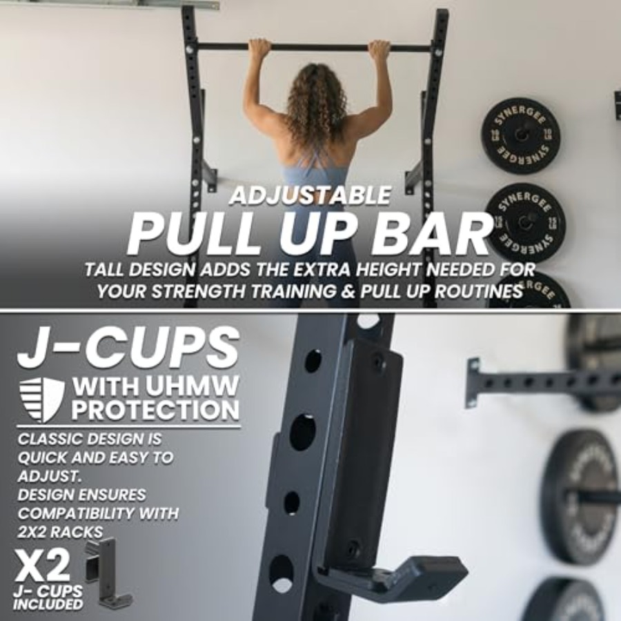 가정용 벽걸이 스쿼트 랙, 스틸 구조, 블랙 마감, 7 - Home Bar And Gym 리뷰 및 가격