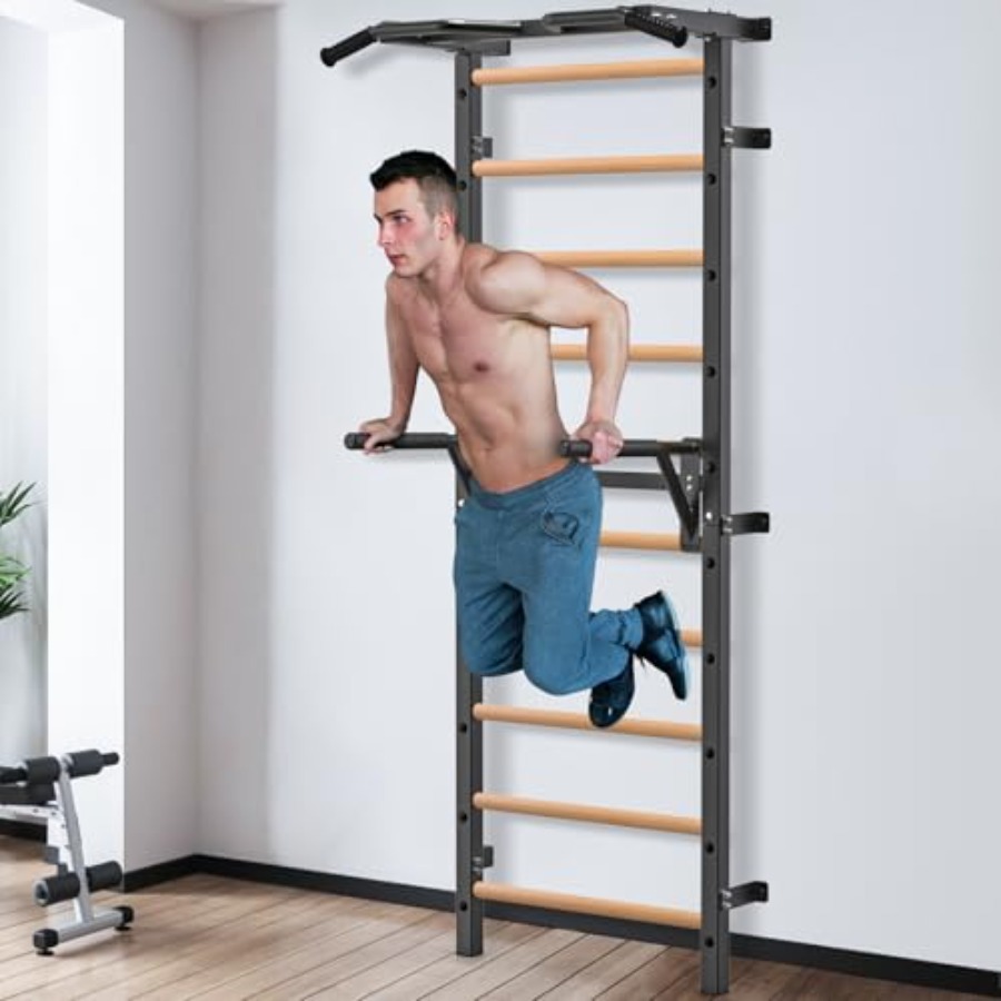 벽걸이형 체조 스톨바 2x2 스웨덴 사다리 (1홀 솔리 - Home Bar And Gym 리뷰 및 가격