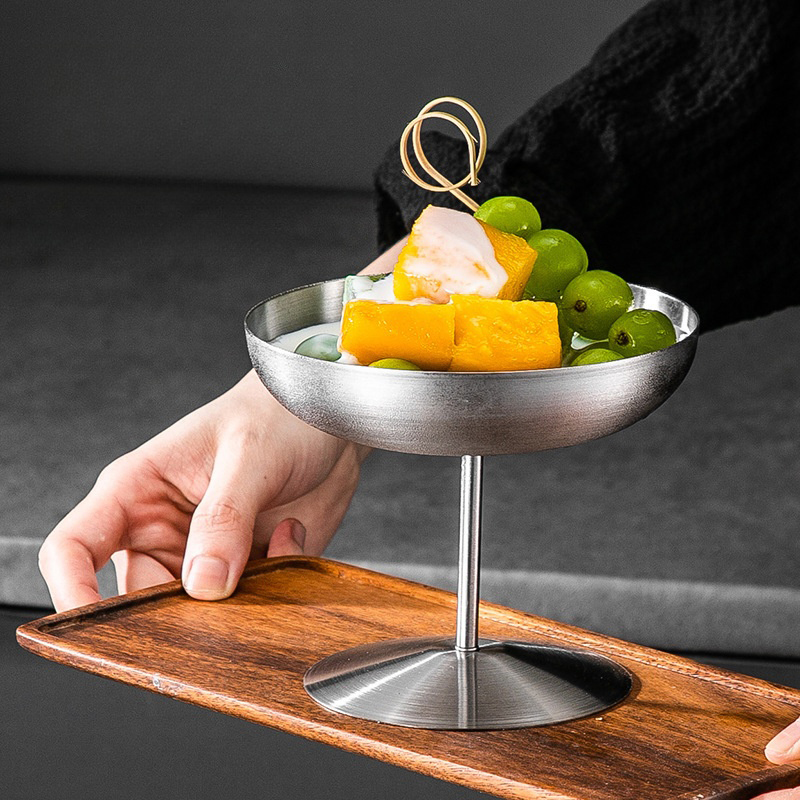 스테인레스 스틸 아이스크림 컵 디저트 셔벗 그릇 식기  - Home Bar Supplies 리뷰 및 가격