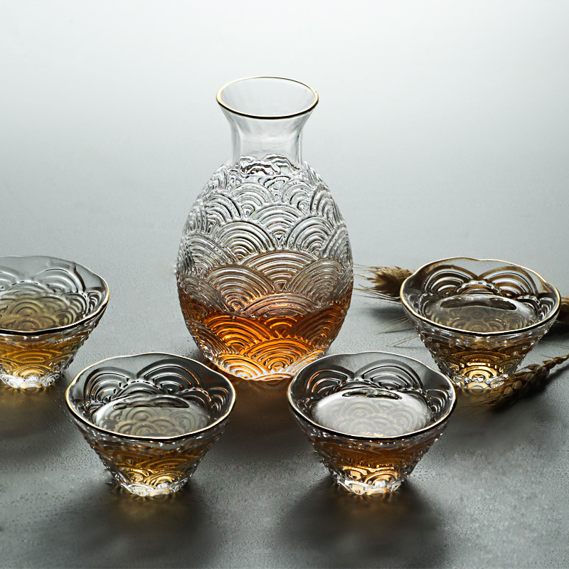 일본식 해머 사케 주전자 세트 유리 와인 포트 가정용  - Home Bar Set 리뷰 및 가격