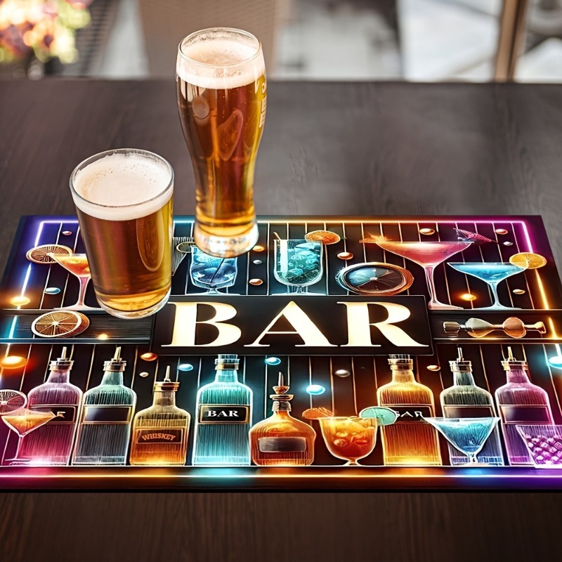 커피 바 규조토 건조 매트 기하학적 창의적 프린팅 주방 - Bar Mat Rubber 리뷰 및 가격