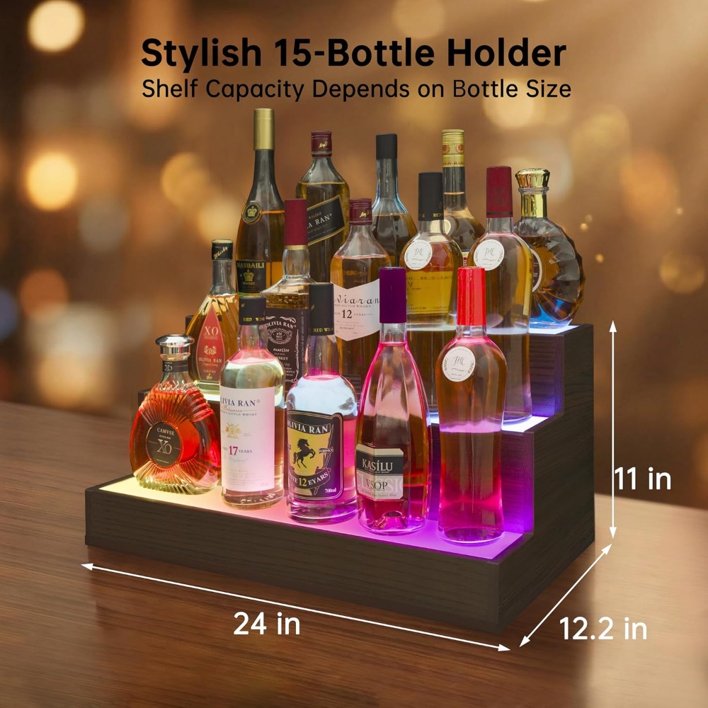 홈 바 LED 병 진열대 |   위스키 스탠드, 정리대 - Home Bar Shelves 리뷰 및 가격