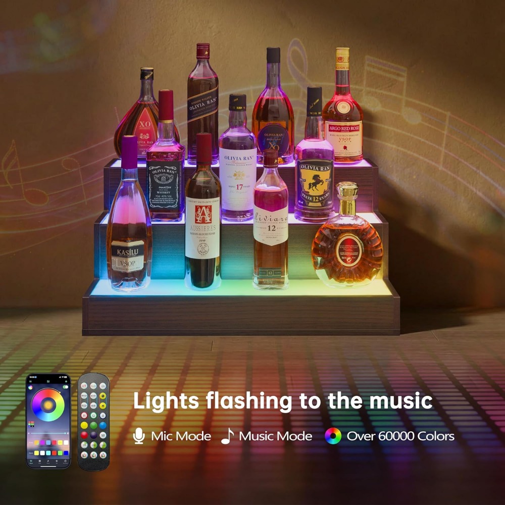 홈 바 LED 병 진열대 |   위스키 스탠드, 정리대 - Home Bar Shelves 리뷰 및 가격