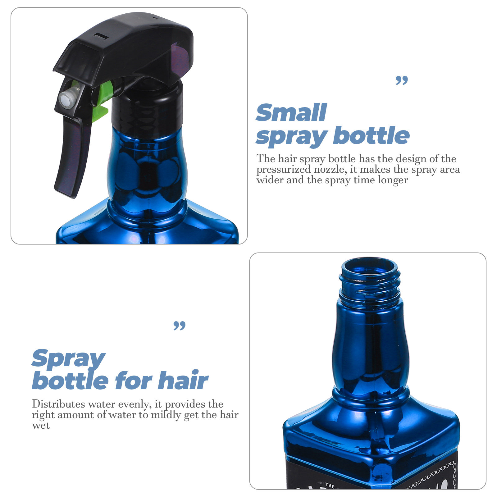 레트로 전기 도금 물뿌리개 스프레이 병 500ml 금색 - Home Barber 리뷰 및 가격