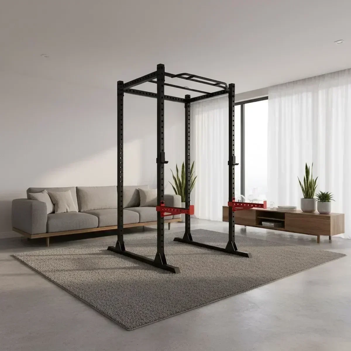 조절 가능한 홈짐 스쿼트 랙, 풀업 바 포함, 고중량  - Home Bar And Gym 리뷰 및 가격