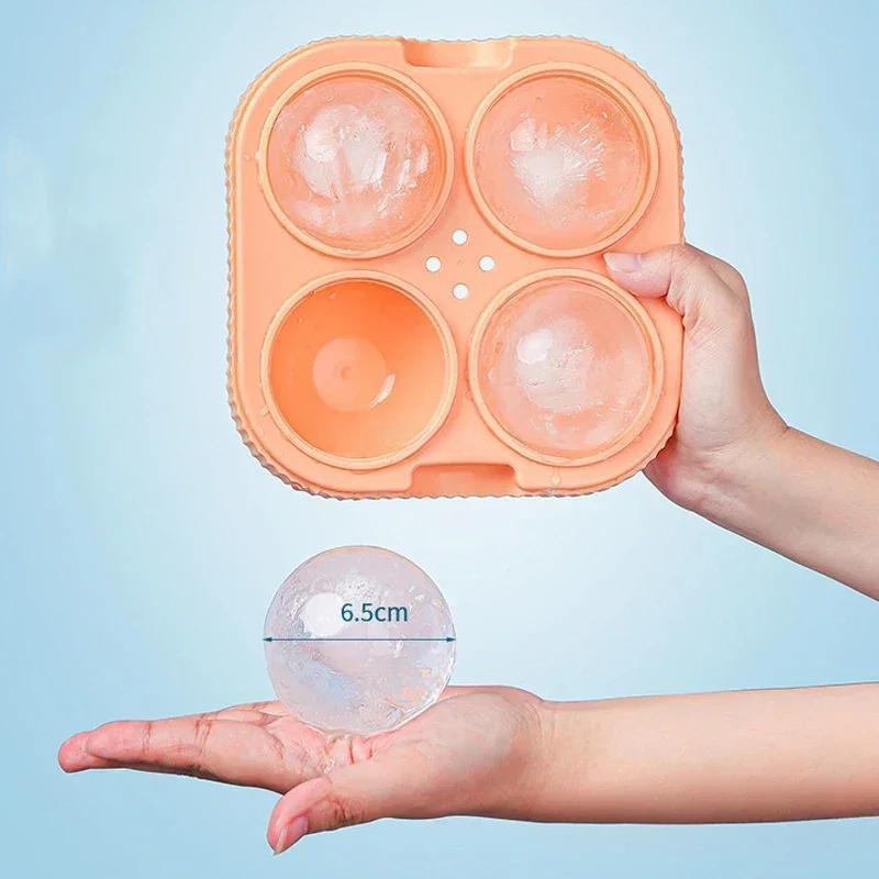 실리콘 아이스볼 메이커, 대형 6.5cm 3D 대형 원 - Ice Mold Sphere 리뷰 및 가격