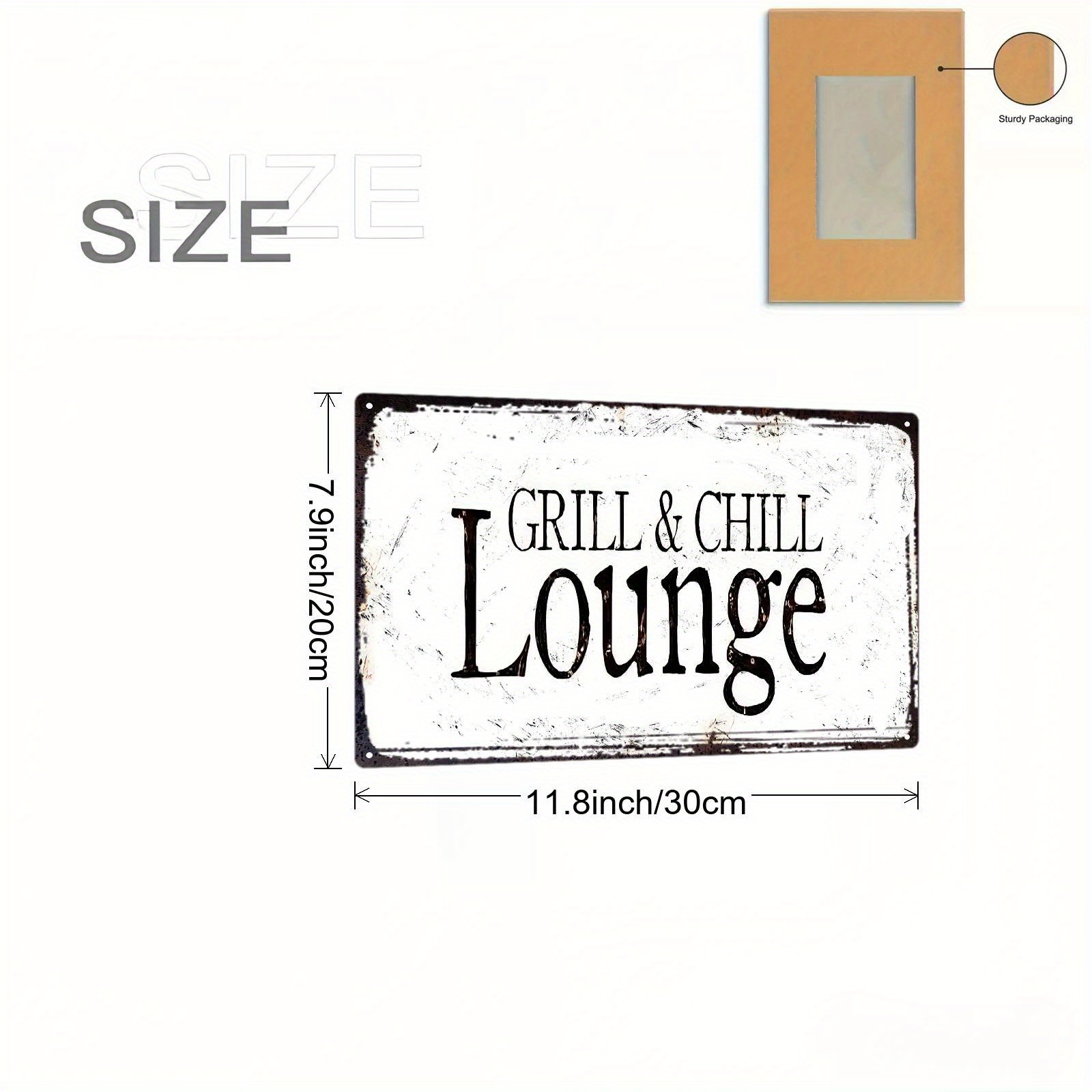 빈티지 그릴 & 칠 라운지 금속 플라크 벽 장식, 가정 - Home Bar Lounge 리뷰 및 가격